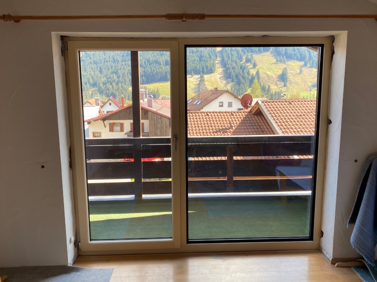 Große Balkonfenster, Holzbau Zint, Sonthofen