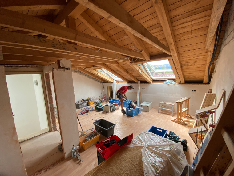 Dachrenovierung durch die Firma Holzbau Zint, Sonthofen